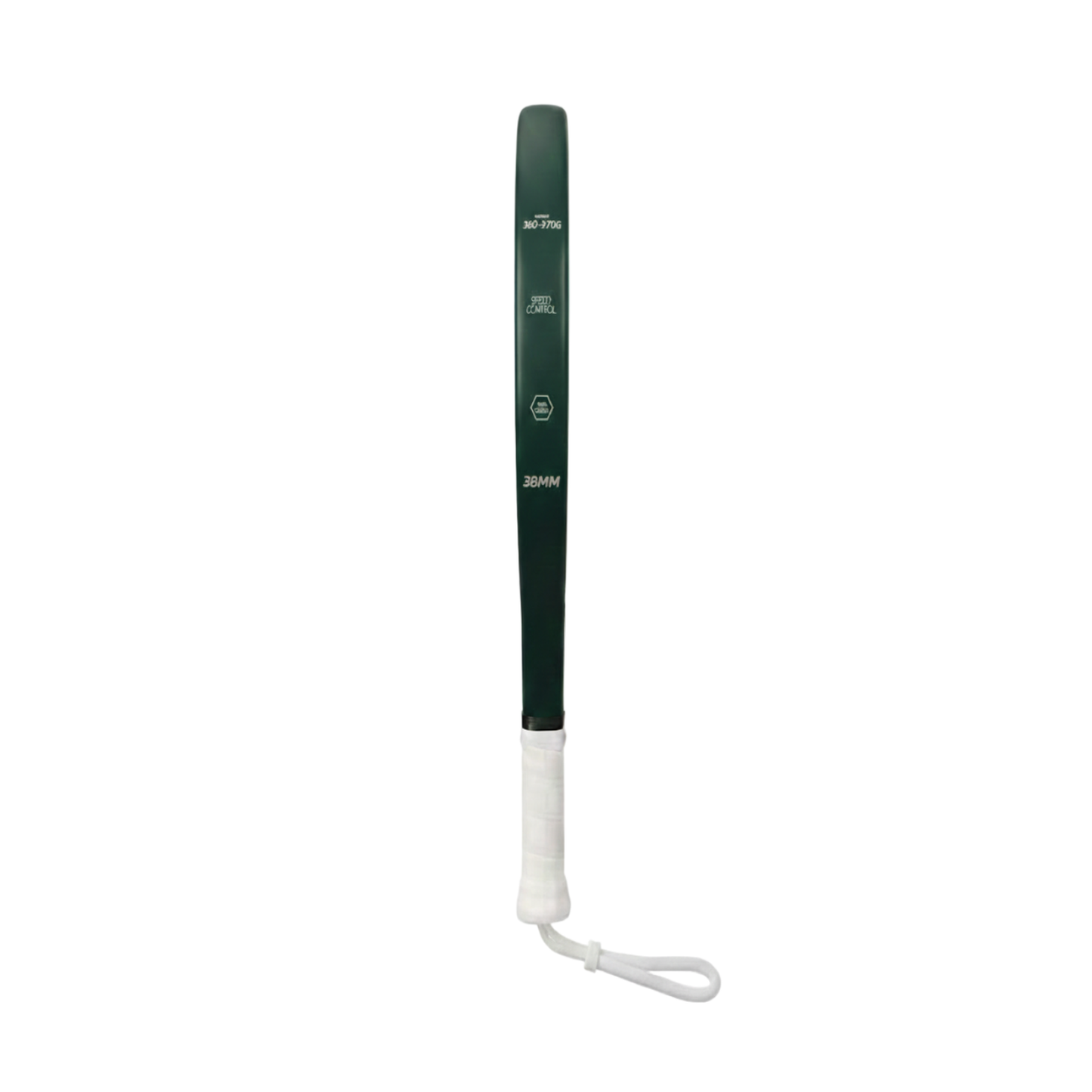 Ivory Green racket on court